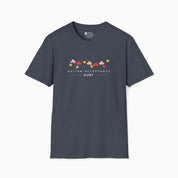 Autism Acceptance Aunt Tee-Heather Navy-Neurodiversity, ADHD & Autism Awareness & Acceptance T-Shirt by Daily Bloom
