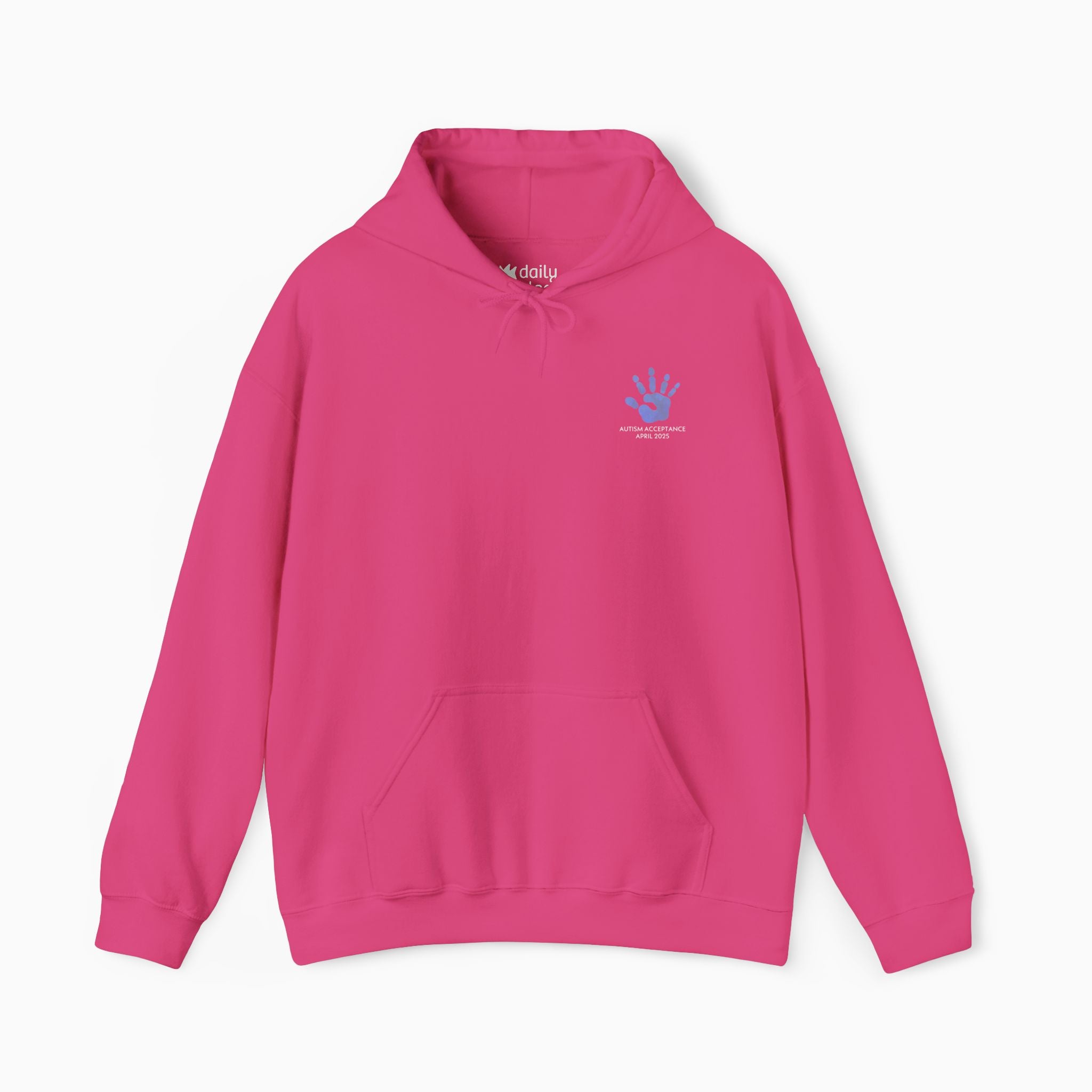 Autism Awareness 2025 - Affirmation Handprints Hoodie