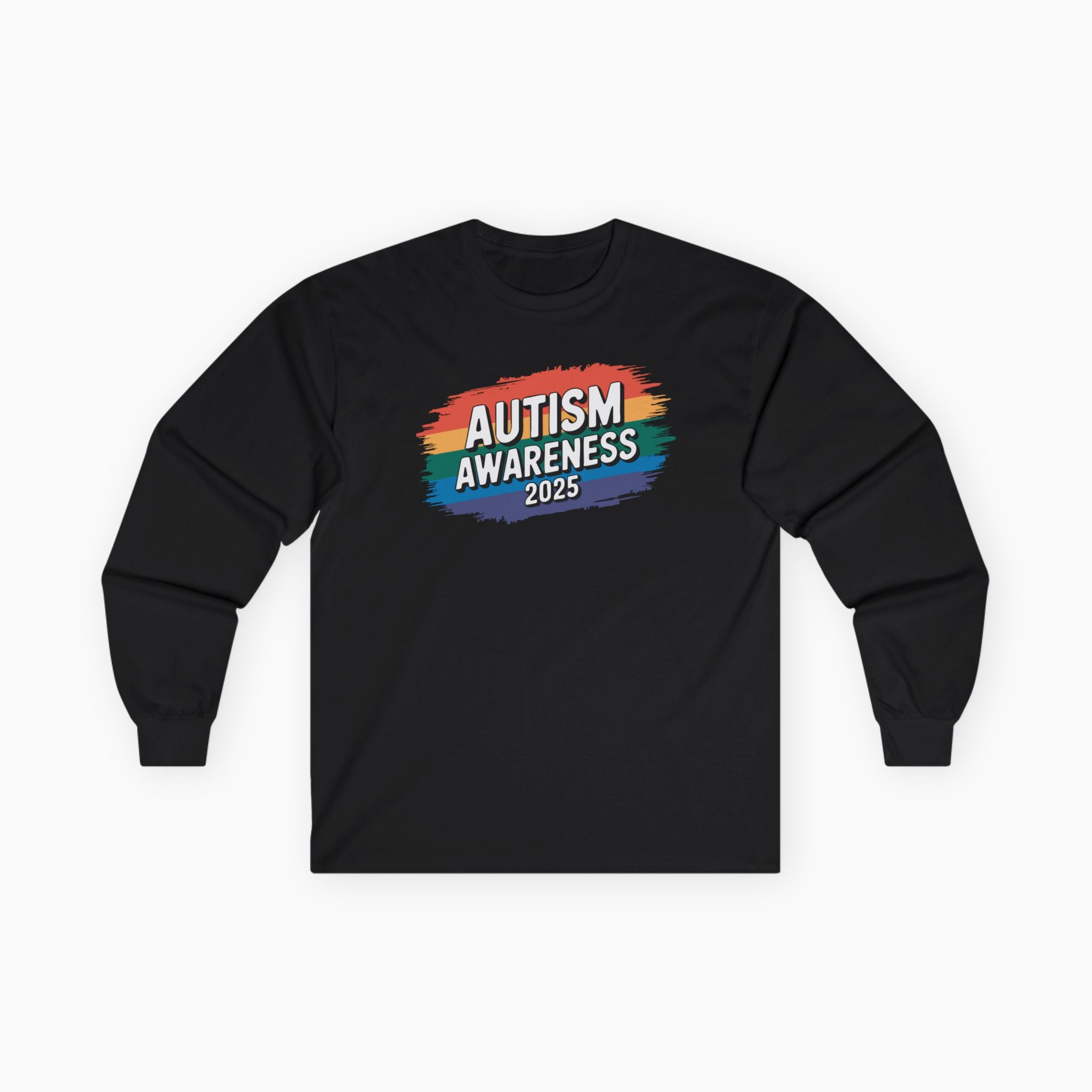 Autism Awareness 2025 - Brushstrokes of Awareness Long Sleeve Tee