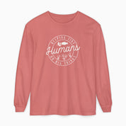 Helping Tiny Humans Do Big Things Comfort Colors Long Sleeve T-Shirt