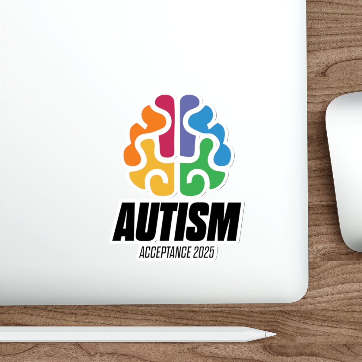 Autism Acceptance 2025 - Brainbow Sticker
