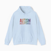 Autism Acceptance Grunge Rainbow Hoodie