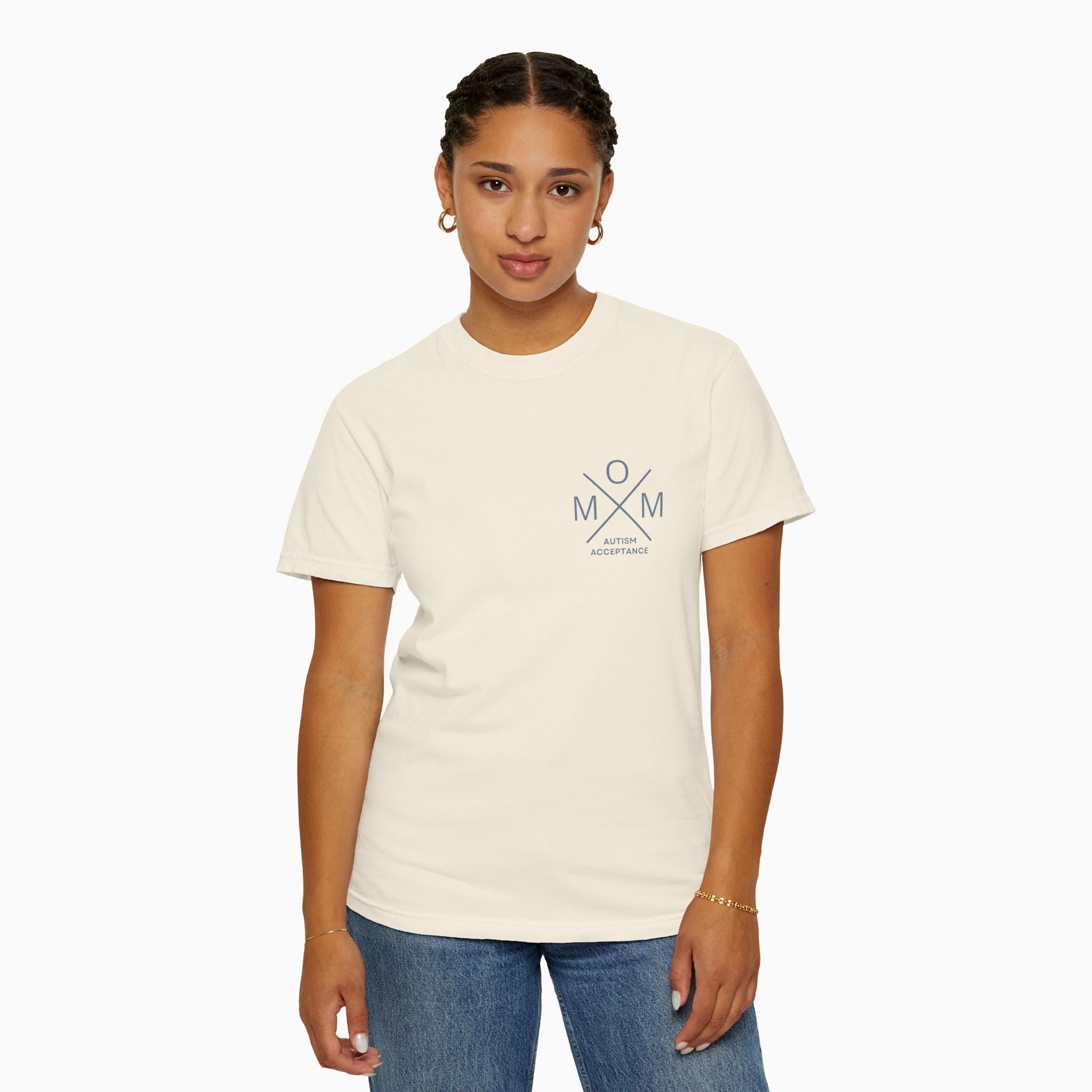 Mom Cross Comfort Colors Tee