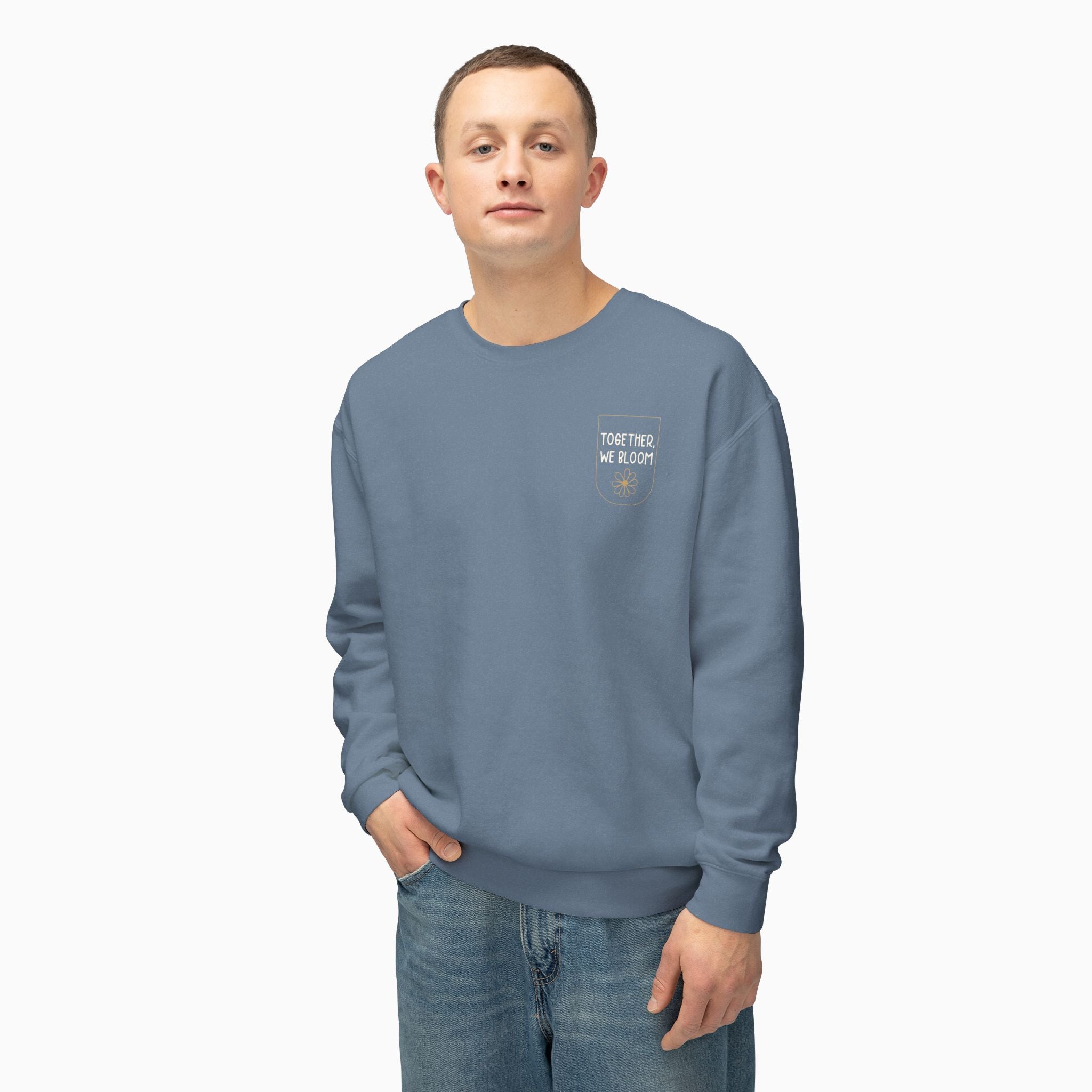 Together We Bloom Comfort Colors Lightweight Sweatshirt