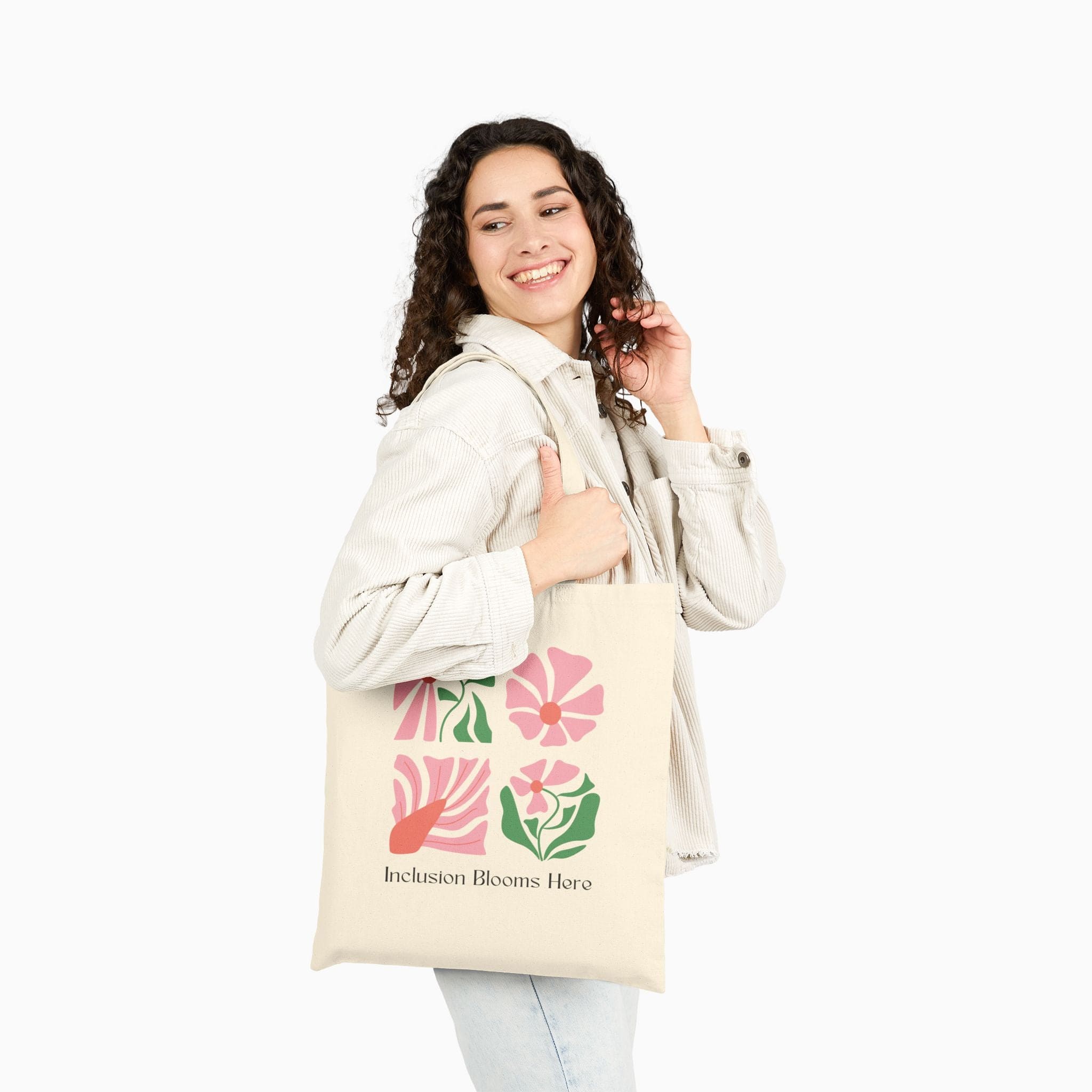 Inclusion Blooms Here Tote Bag