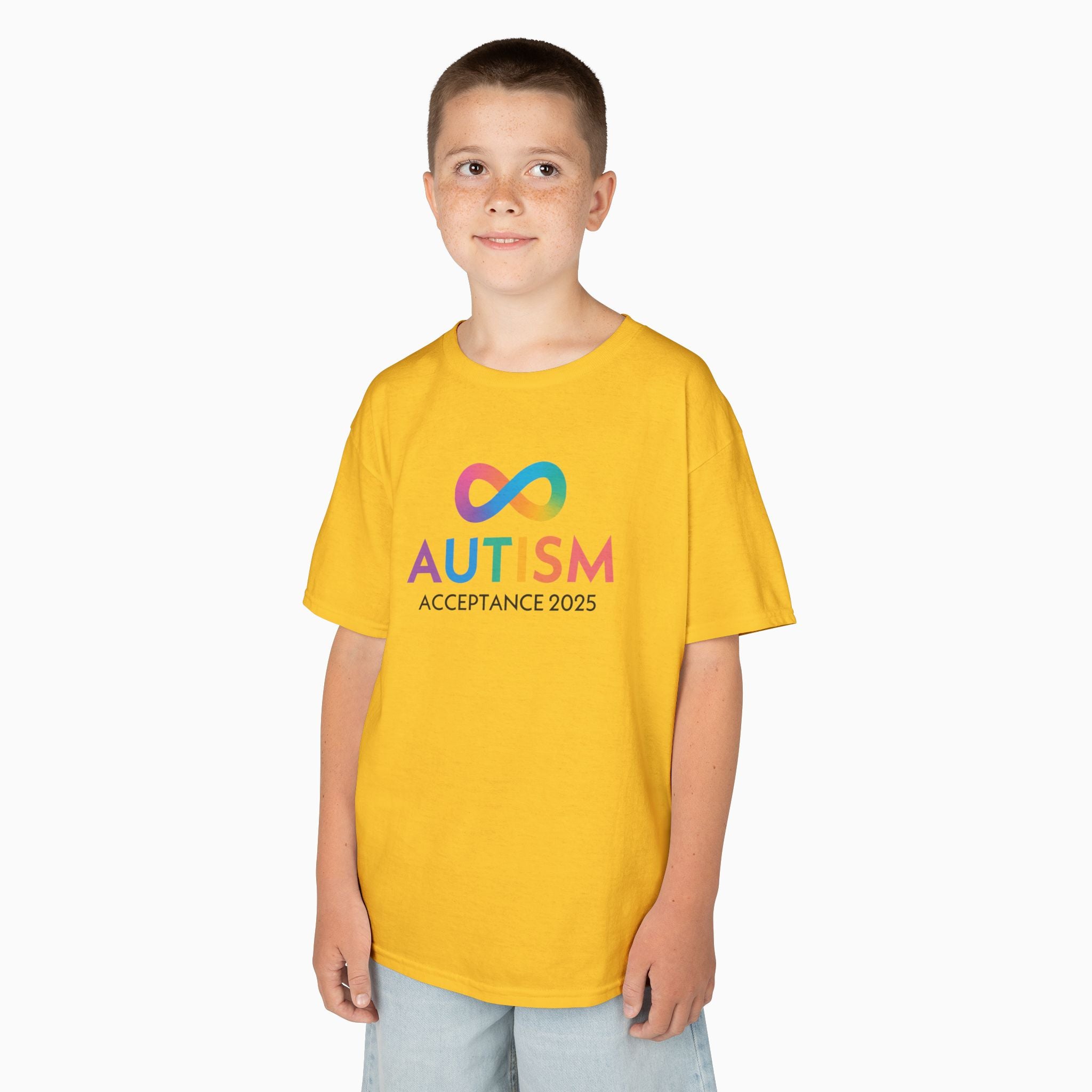 Autism Awareness 2025 - Infinity Acceptance Youth T-Shirt