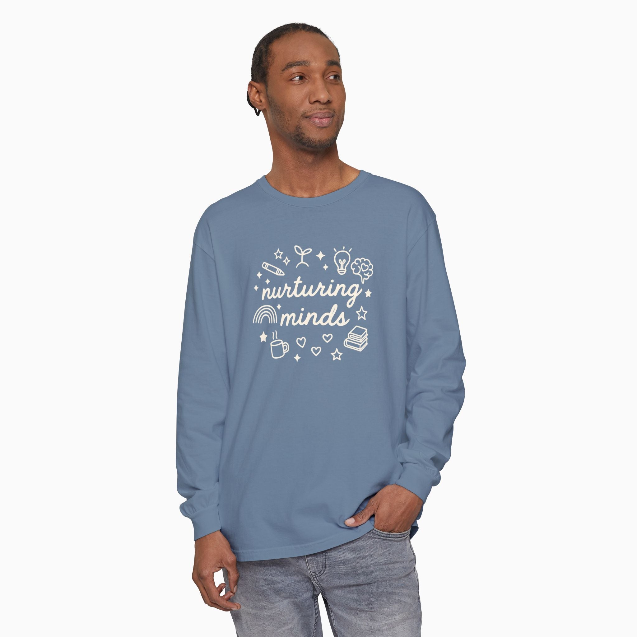 Nurturing Minds Comfort Colors Long Sleeve T-Shirt