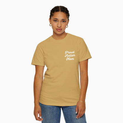 Proud Autism Mom Comfort Colors Tee