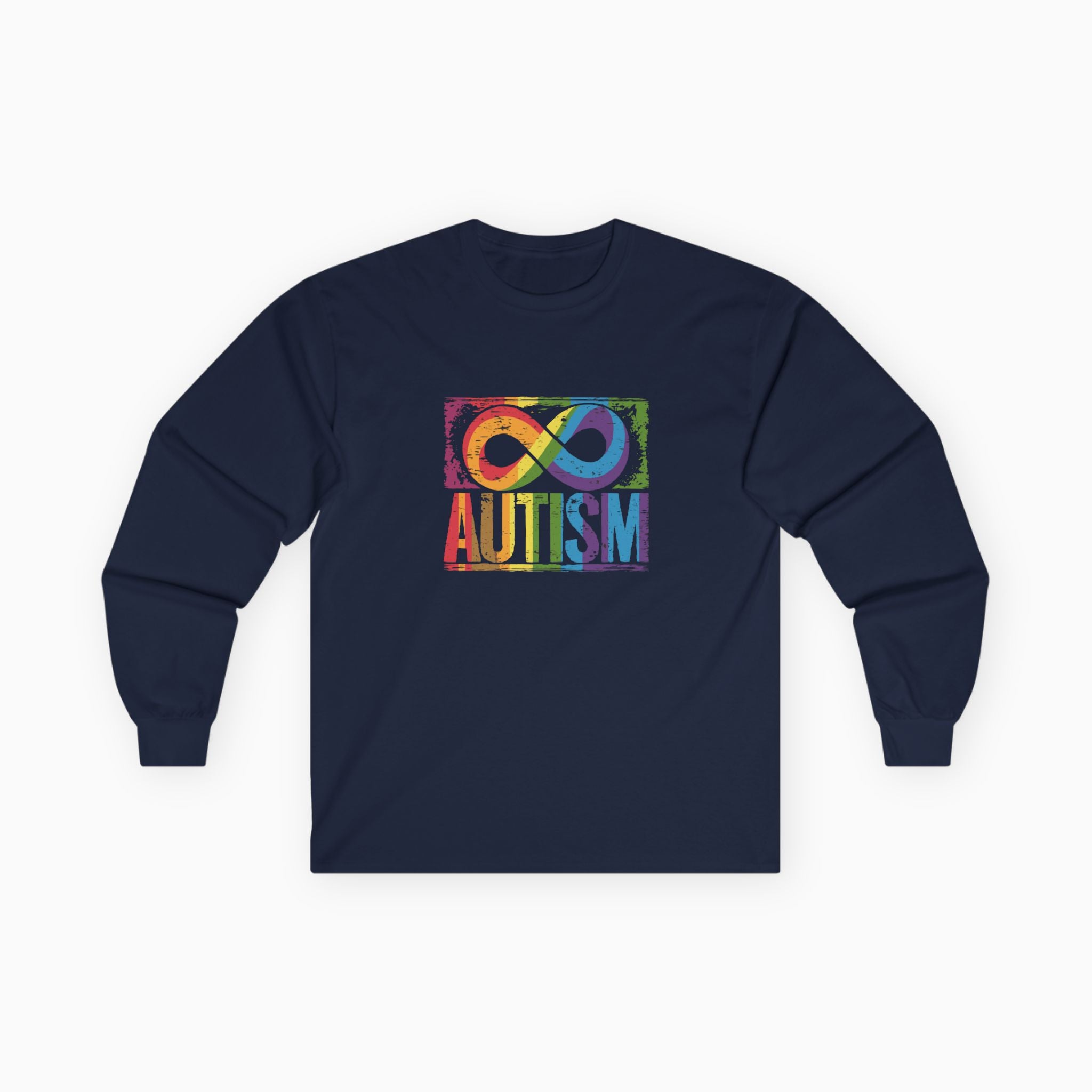 Autism Grunge Infinity Rainbow Long Sleeve T-Shirt