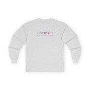 Autism Long - sleeve - Advocate Support Empower Love Hearts Long Sleeve T-Shirt - Daily Bloom