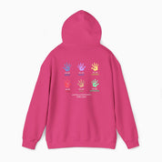 Autism Awareness 2025 - Affirmation Handprints Hoodie