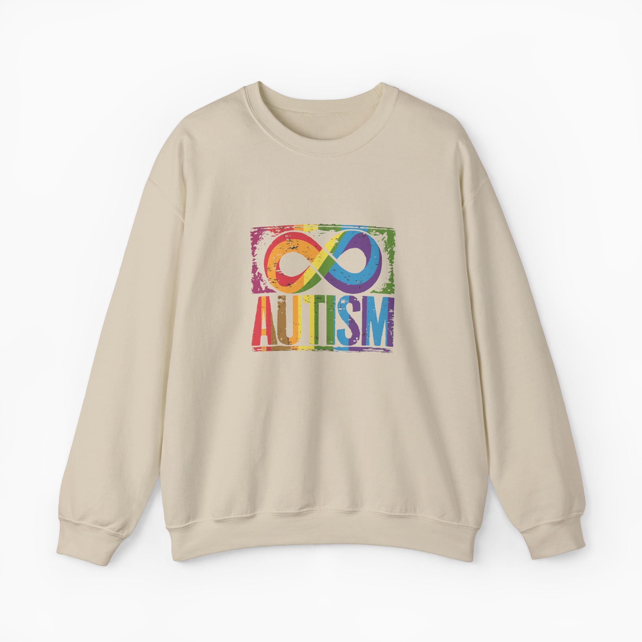 Autism Grunge Infinity Rainbow Sweatshirt