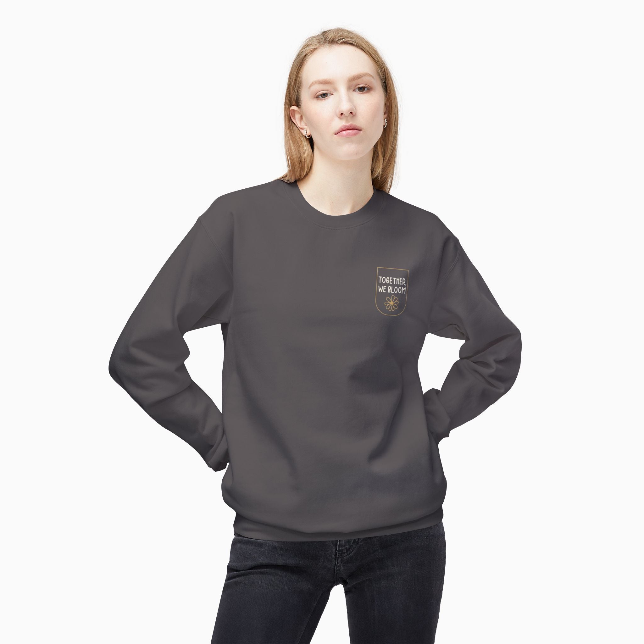 Together We Bloom Tag Free Sweatshirt