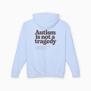 Autism is Not a Tragedy Comfort Colors Lightweight Hoodie