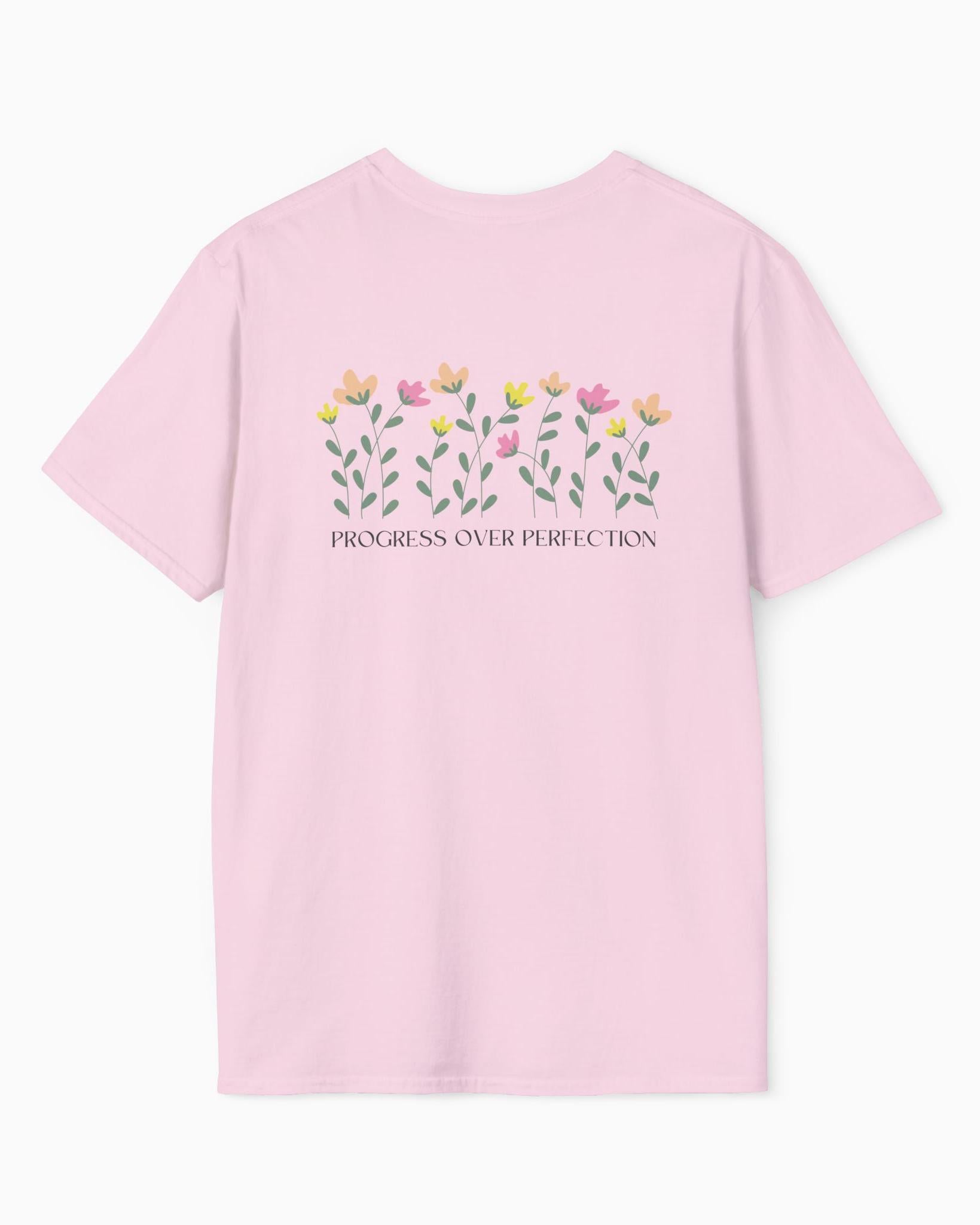 Progress over Perfection Tee w/ Back Print