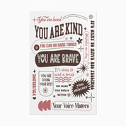 Affirmations Printed Wall Poster