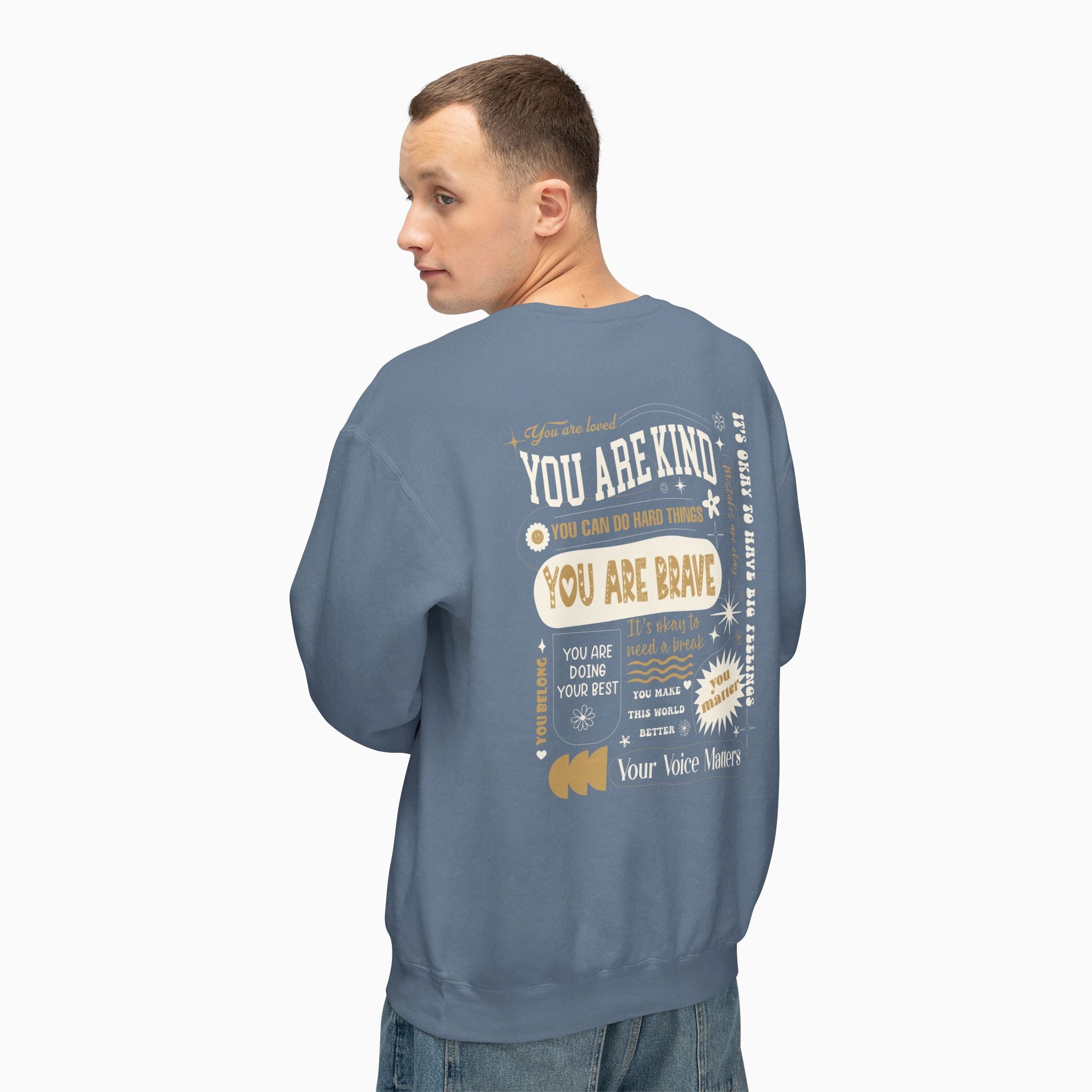 Together We Bloom Comfort Colors Lightweight Sweatshirt