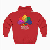 Autism Awareness 2025 - Spectrum in Bloom Zip Up Hoodie