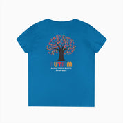 Autism Awareness 2025 - Tree of Acceptance Ladies V-Neck T-Shirt