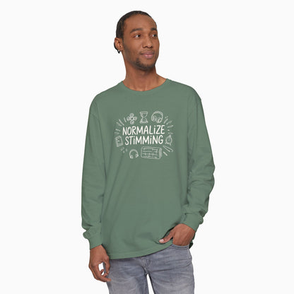 Normalize Stimming Comfort Colors Long Sleeve T-Shirt