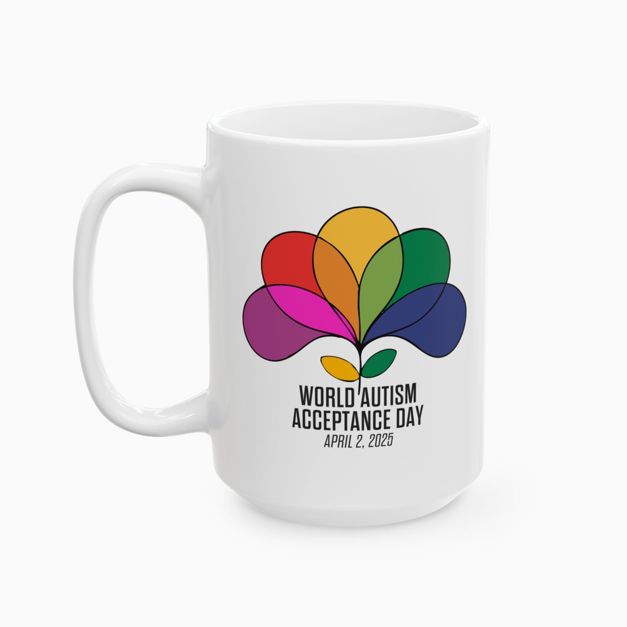 Autism Awareness 2025 - Spectrum in Bloom Ceramic Mug