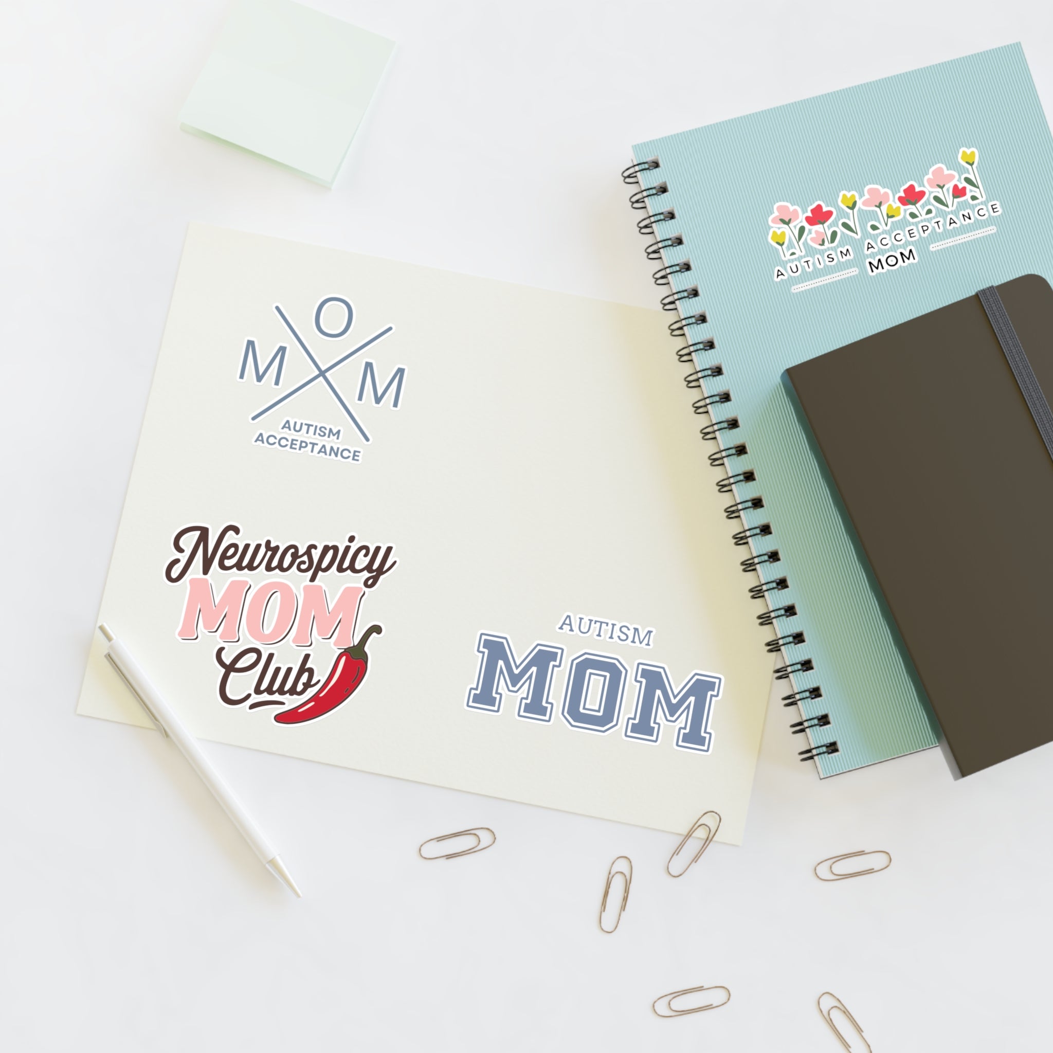 Mother's Day 2025 - Autism Mom Vinyl Sticker Sheet