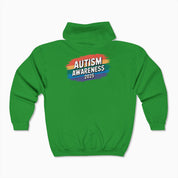 Autism Awareness 2025 - Brushstrokes of Awareness Zip Up Hoodie