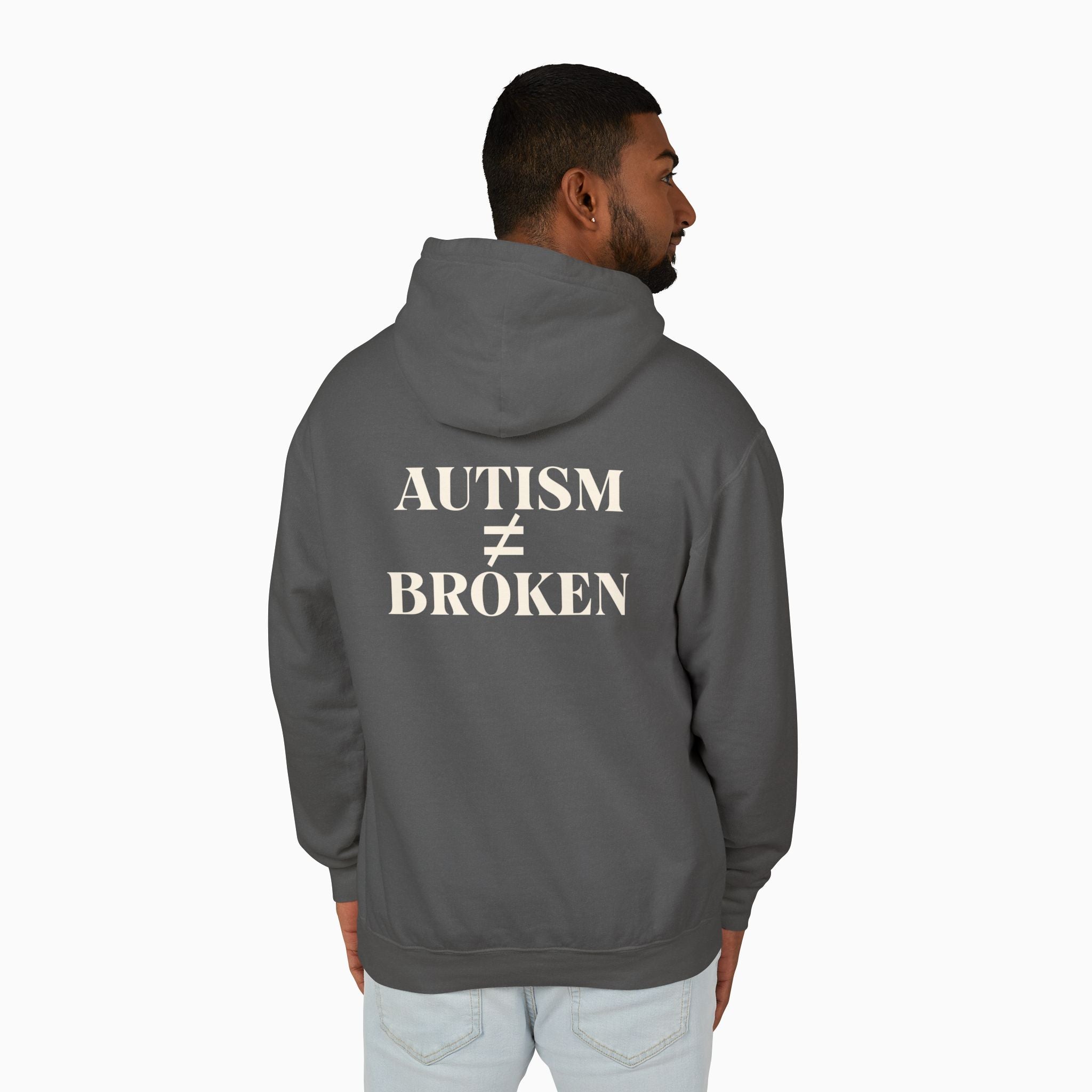 Autism ≠ Broken Comfort Colors Lightweight Hoodie