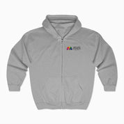Autism Awareness 2025 - Spectrum in Bloom Zip Up Hoodie