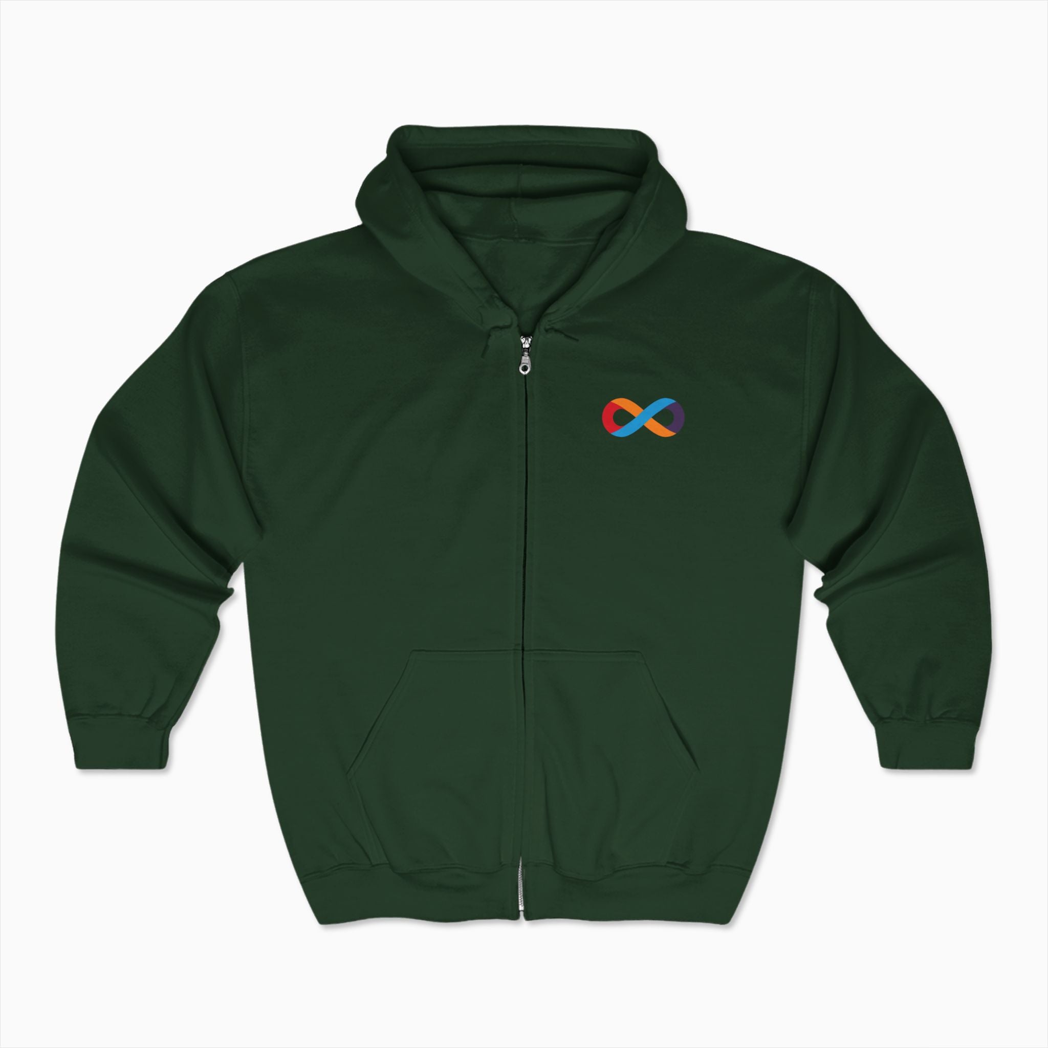 I Love Someone With Autism Zip Up Hoodie