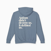Autism Didn't Destroy Us Comfort Colors Lightweight Hoodie