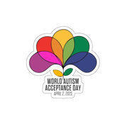 Autism Acceptance 2025 - Spectrum in Bloom Sticker