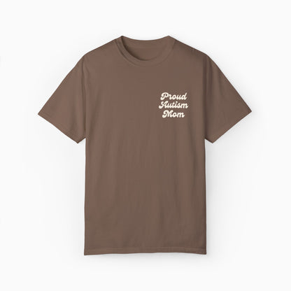Proud Autism Mom Comfort Colors Tee