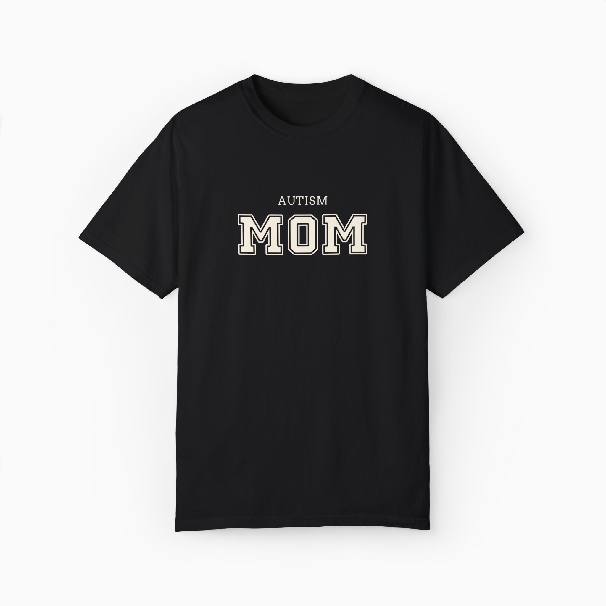 Autism Mom College Comfort Colors Tee