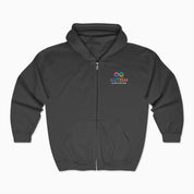 Autism Awareness 2025 - Infinity Acceptance Zip Up Hoodie