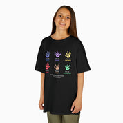 Autism Awareness 2025 - Affirmation Handprints Youth T-Shirt