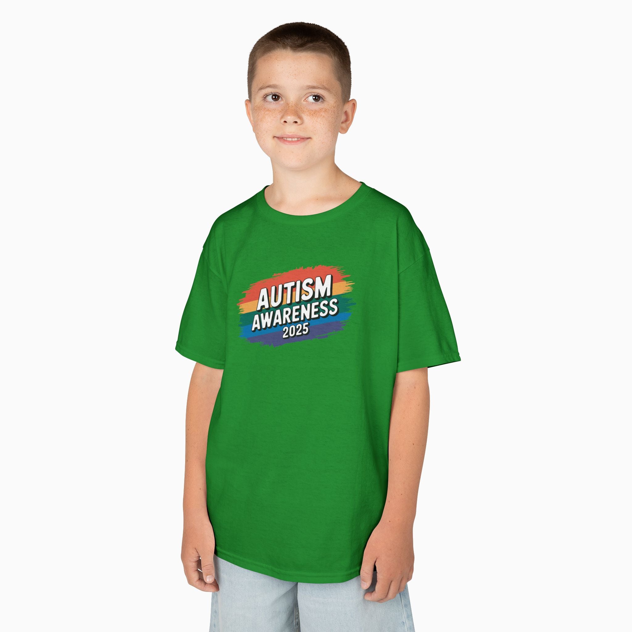 Autism Awareness 2025 - Brushstrokes of Awareness Youth T-Shirt