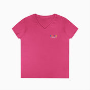 Autism Awareness 2025 - Tree of Acceptance Ladies V-Neck T-Shirt