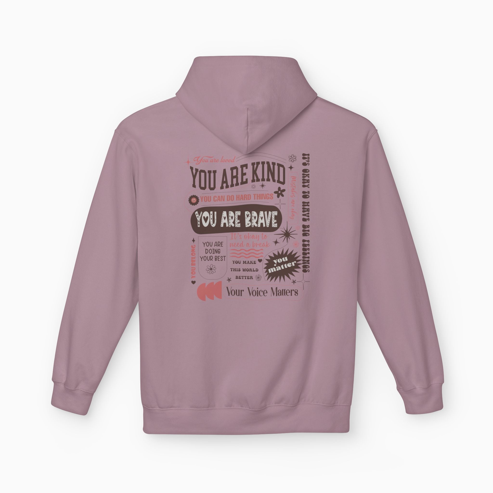 Together We Bloom Tag Free Hoodie