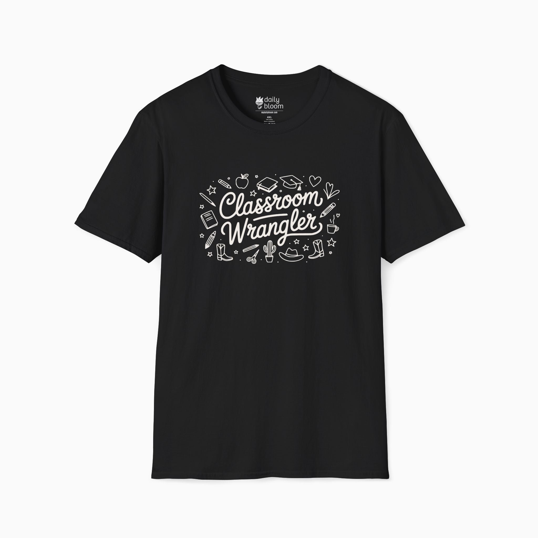 Classroom Wrangler Tag-Free Tee