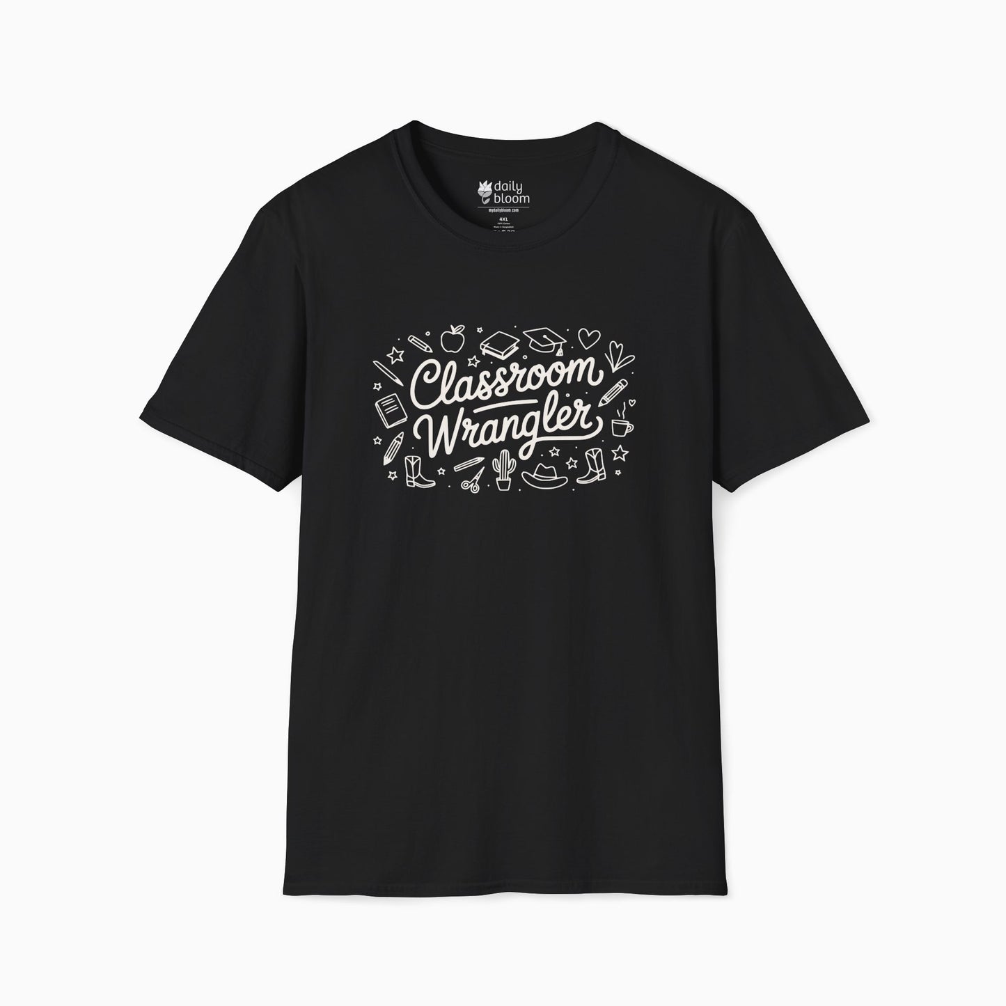 Classroom Wrangler Tag-Free Tee