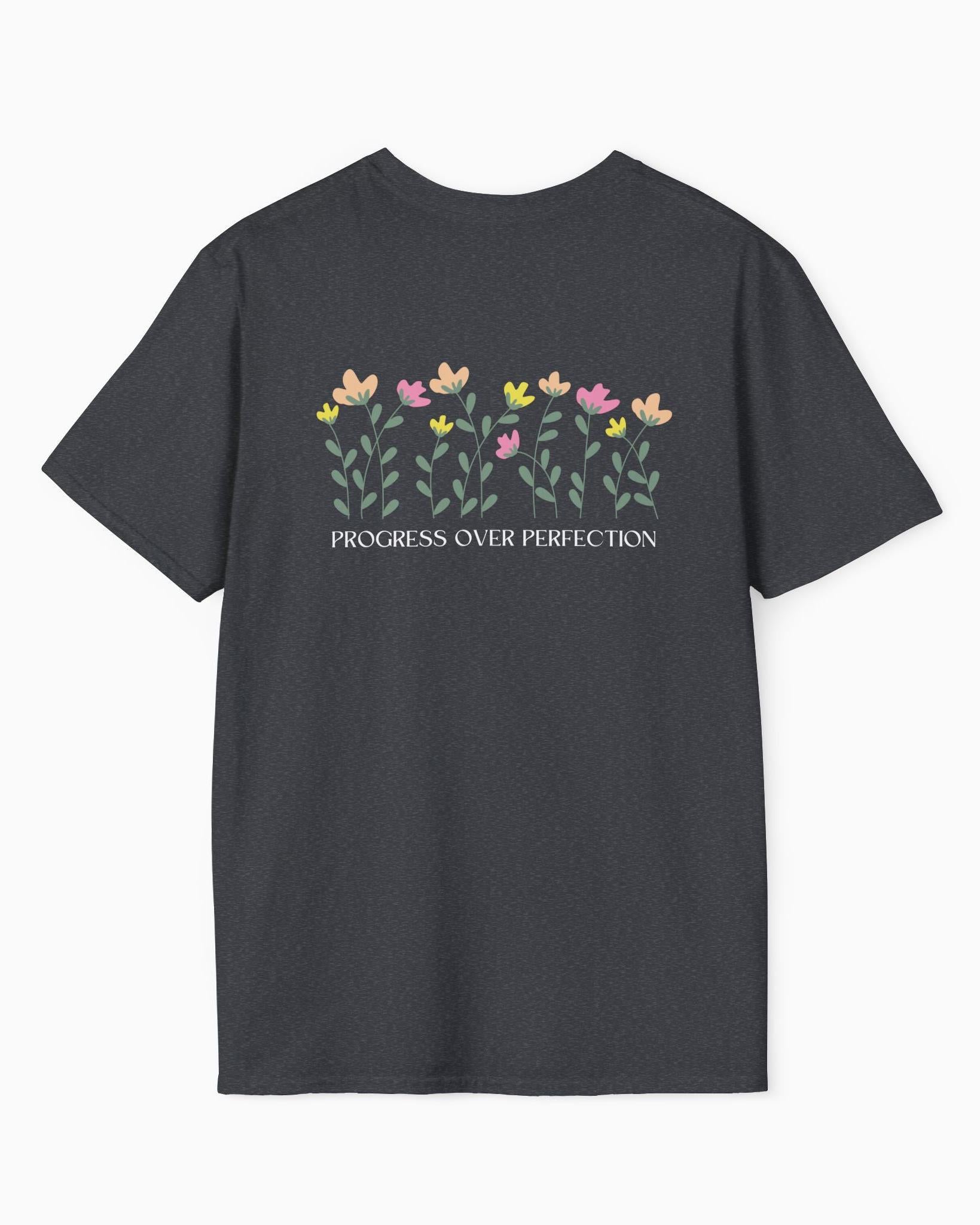 Progress over Perfection Tee w/ Back Print