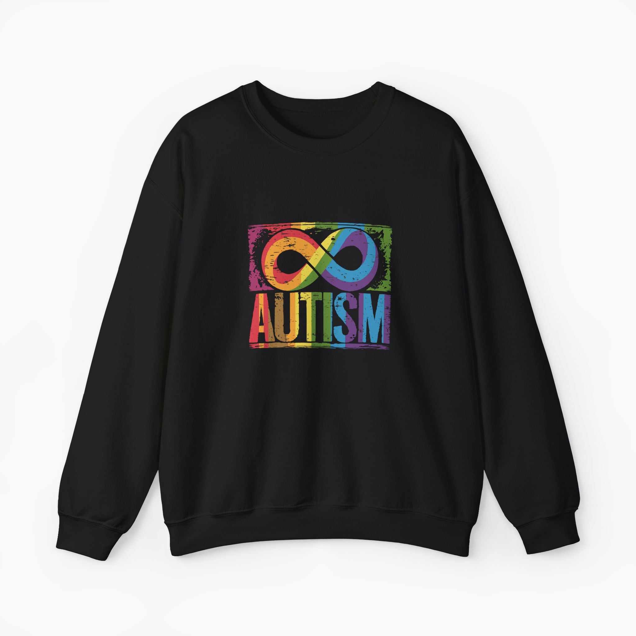 Autism Grunge Infinity Rainbow Sweatshirt