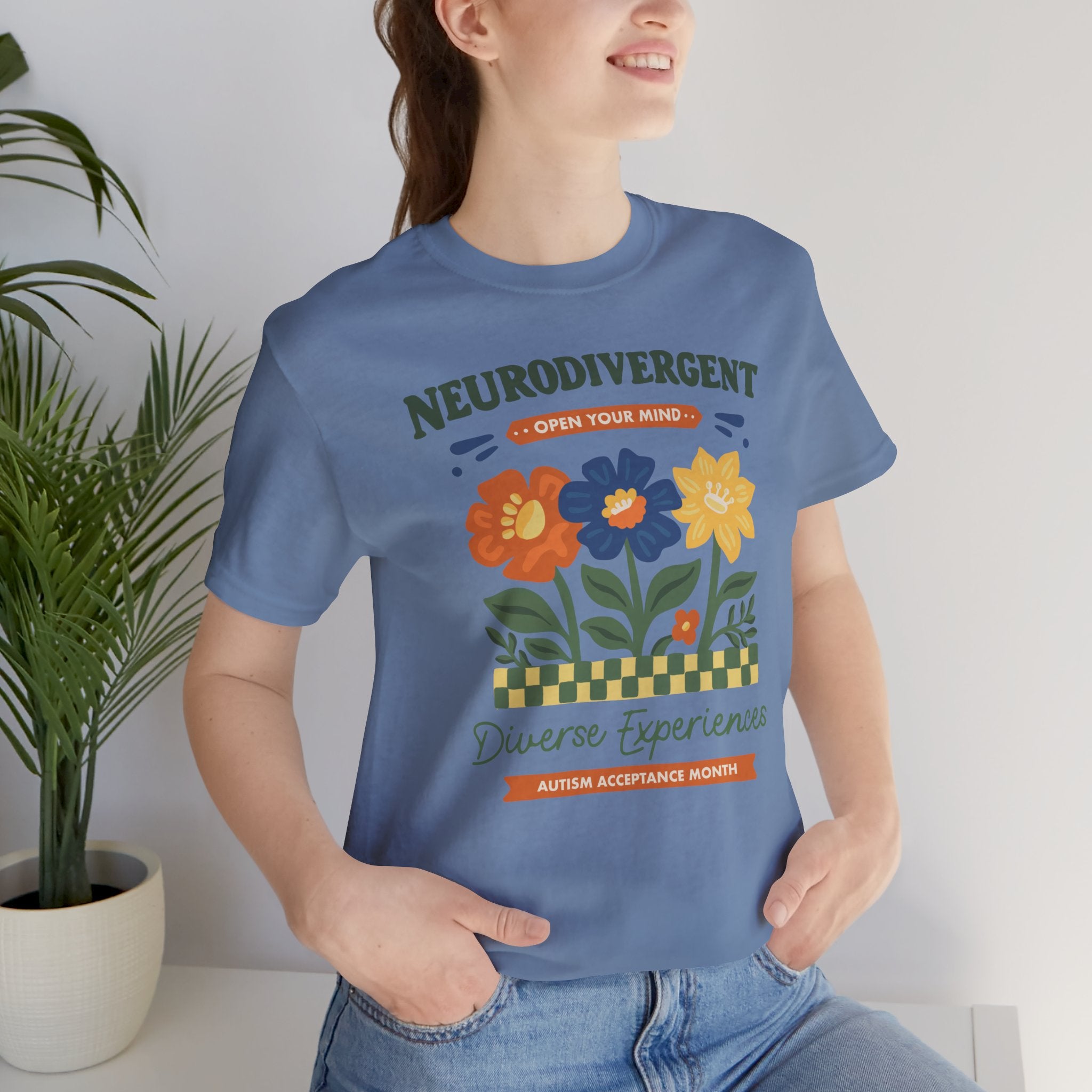 Autism T-Shirt - Open Your Mind Tag Free T-Shirt - Daily Bloom