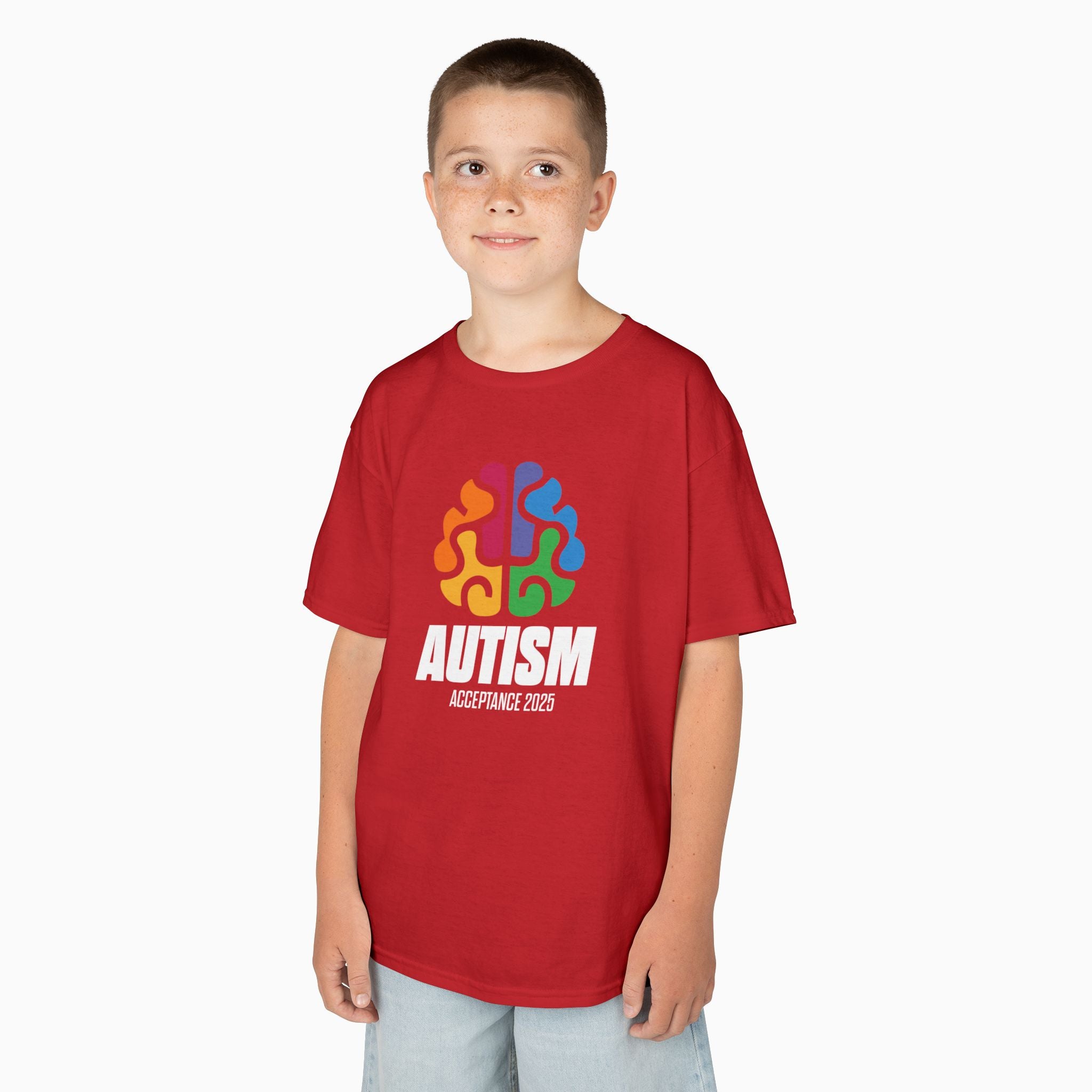 Autism Awareness 2025 - Brainbow Youth T-Shirt