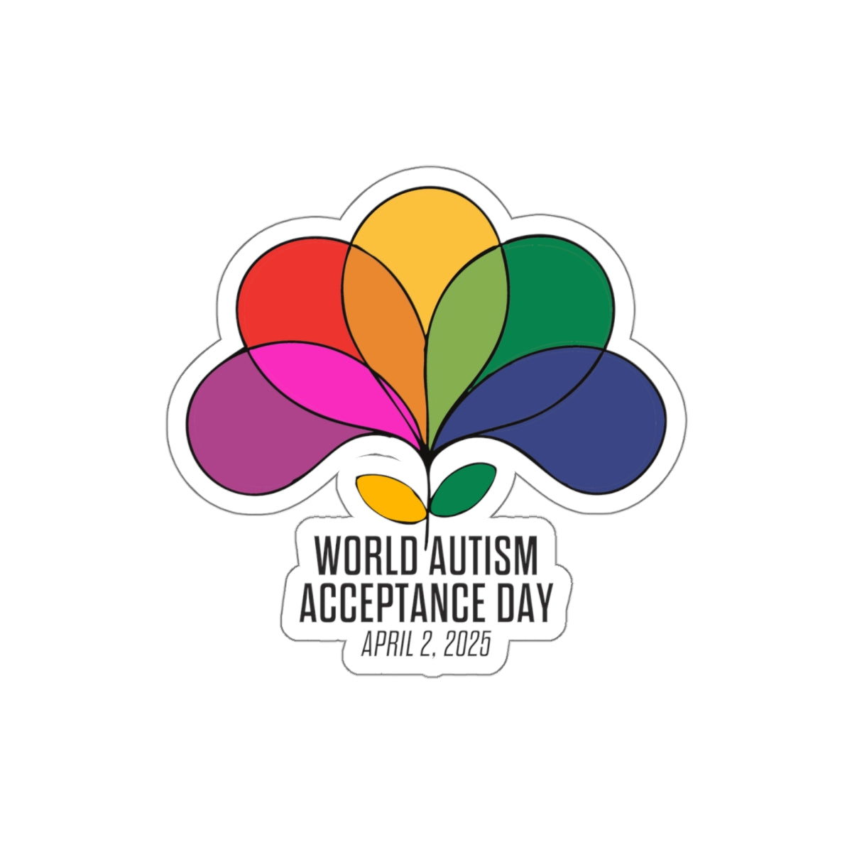 Autism Acceptance 2025 Sticker - Complete Set Bundle
