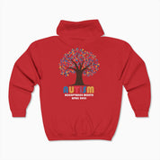 Autism Awareness 2025 - Tree of Acceptance Zip Up Hoodie