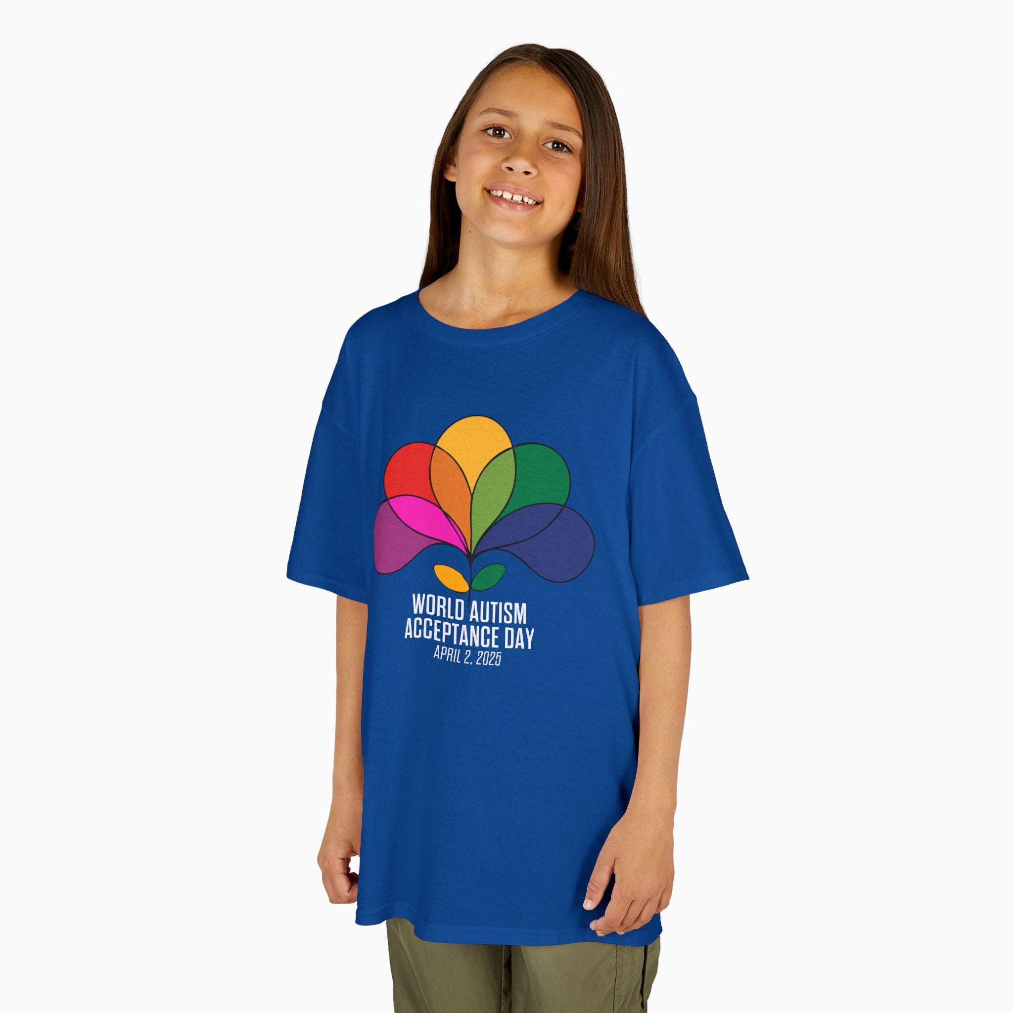 Autism Awareness 2025 - Spectrum in Bloom Youth T-Shirt