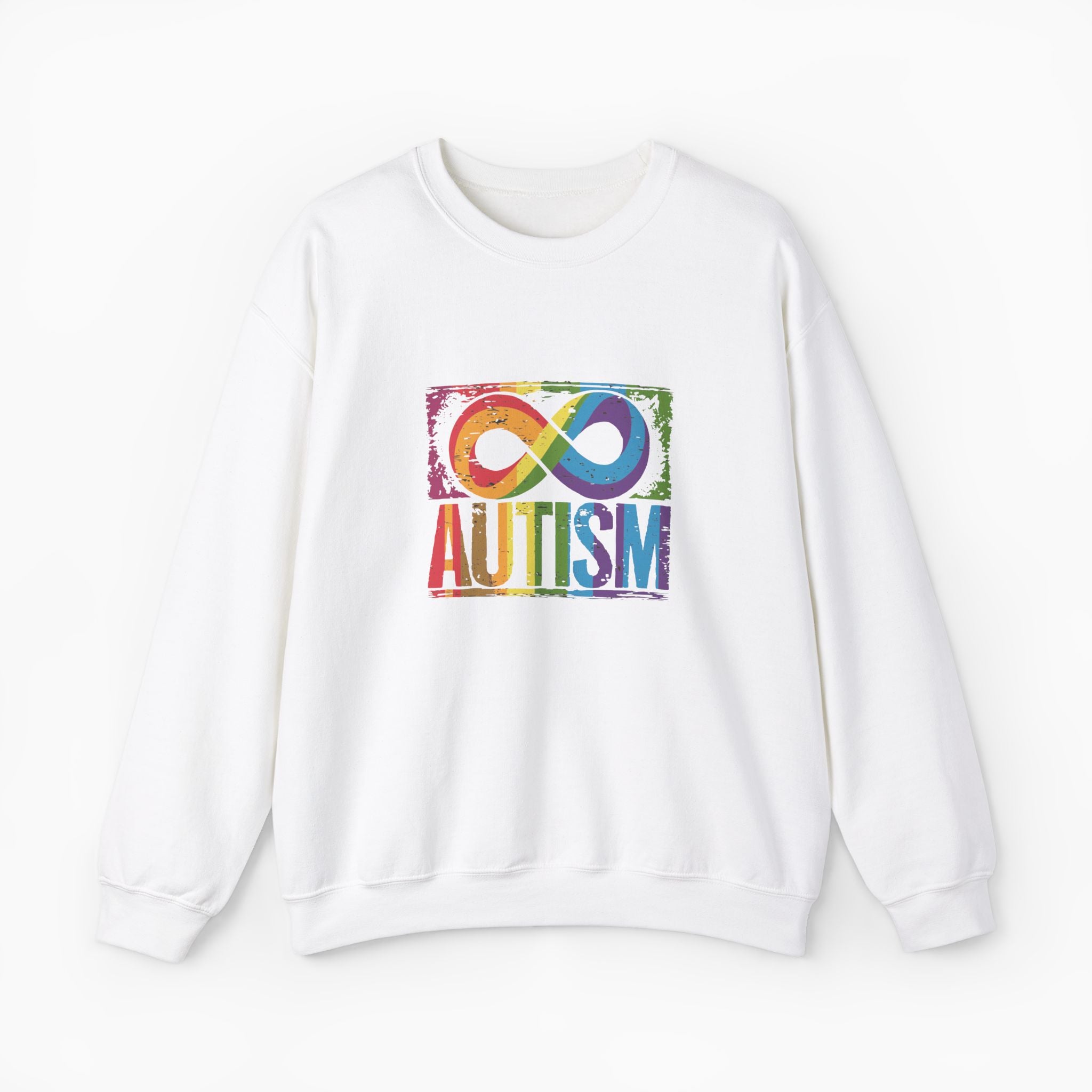 Autism Grunge Infinity Rainbow Sweatshirt