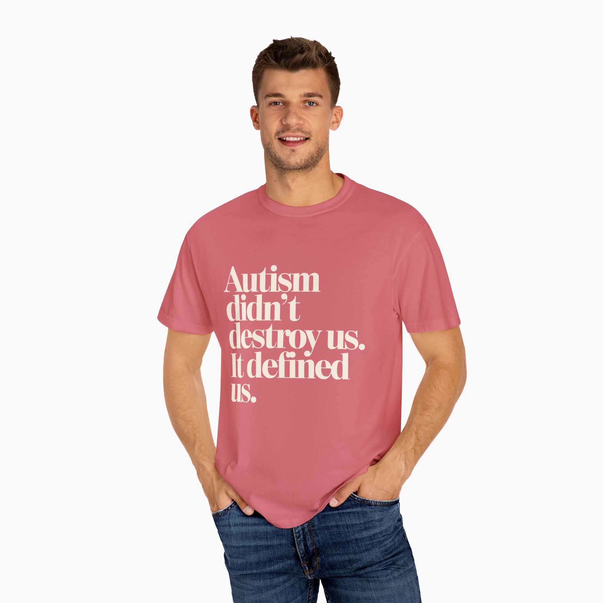 Autism Didn't Destroy Us Comfort Colors Tee